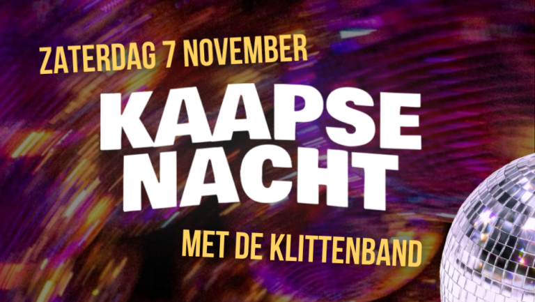 Kaapse Nacht met De Klittenband — muziek in Ouddorp